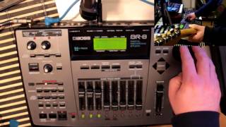 Video thumbnail for Testing Boss BR-8 multitrack recorder by Jan Zatloukal