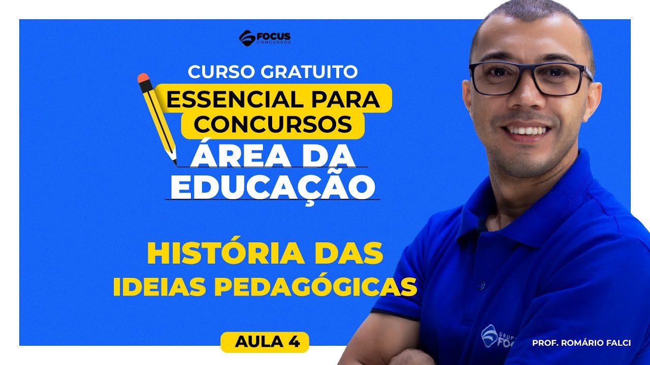 Curso Gratuito Educação | História das ideias pedagógicas