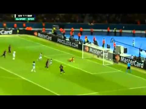 FC Barcelona vs Juventus 2-1 Suarez's goal