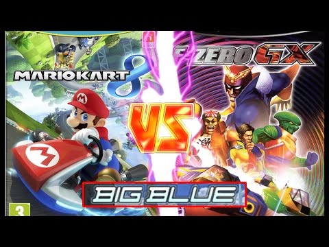 Mario Kart 8 Vs F-Zero GX - Big Blue (CEMU/Dolphin)