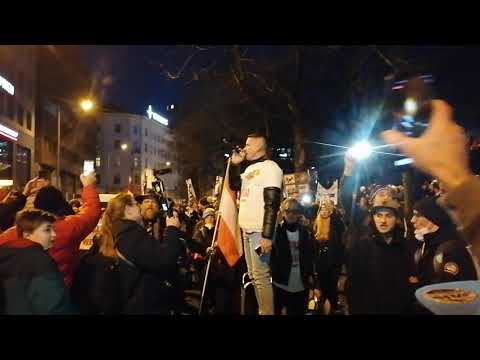 Martin Rutter verhaftet. Corona Demo Wien, Demonstration gegen Coronamaßnahmen, 6. März 2021.