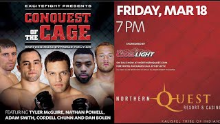 Conquest of the Cage March 18, 2016(FULL EVENT)