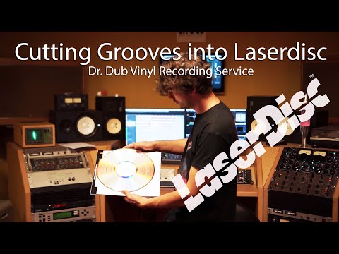 Cutting Grooves on Laserdisc at Dr. Dub Vinyl Recording / RetroTech