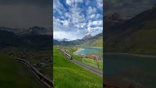 The epic train ride in Lungern Switzerland