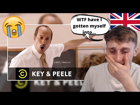 British Guy Reacting to Kay & Peele For The First Time | Substitute Teacher - Key & Peele