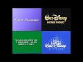 Feature Presentation Walt Disney Home Video Formatted Screen Walt Disney Pictures Pixar Variant