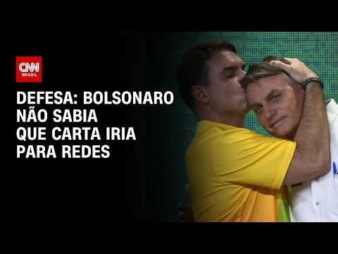 Defesa diz ao STF que Bolsonaro “jamais soube” que Flávio divulgaria carta | CNN 360°