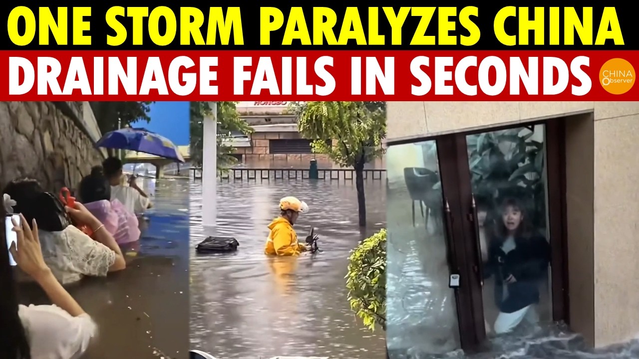 One Storm Paralyzes China: Cities Become Seas, $10 Billion Tofu-Dreg Drainage Fails Instantly