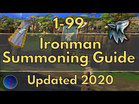 Runescape 3 Ironman 1-99 Summoning Guide Updated 2020