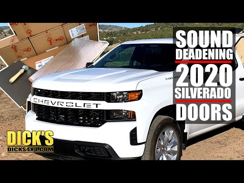HOW TO Sound Deaden 2020 Silverado Doors