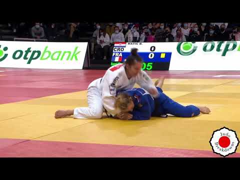 Barbara Matic vs. Margaux Pinot - U70 Womens Judo Grand Slam Paris 2022