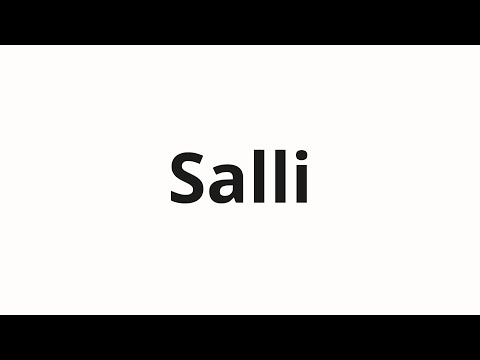 How to pronounce Salli | Салли (Sally in Russian)