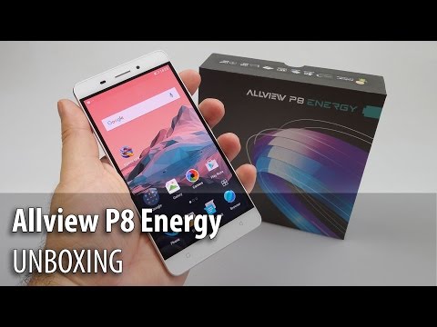 Allview P8 Energy Unboxing (6000 mAh Battery Phone) - GSMDome.com