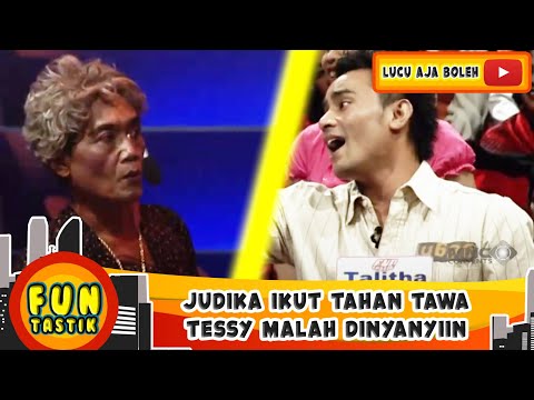 JUDIKA IKUTAN TAHAN TAWA, TESSY MALAH DINYANYIIN LAGU DANGDUT - FUNTASTIK