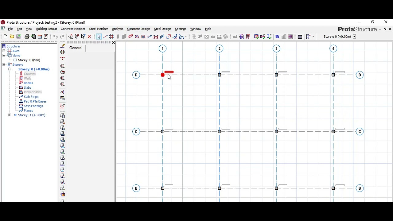protastructure tutorial: how to edit foundation footing