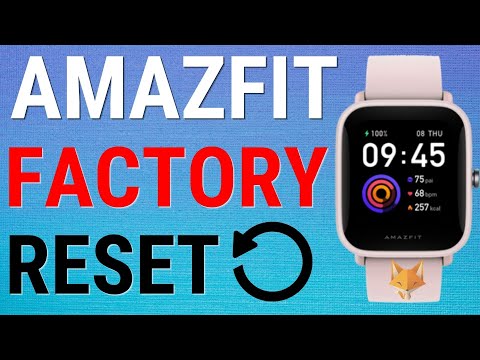 How To Factory Reset Amazfit Watches (Wipe Amazfit )