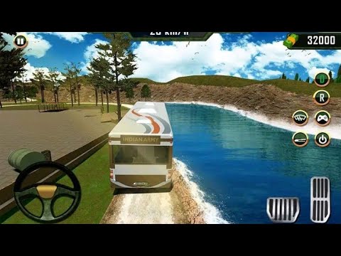 Indian Army Off-road Bus Driver || Driving Simulator || Army Game || Bus games || Android Gameplay