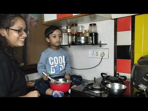 Daivik made cake for his father🎂😍||MOML#53 || Vlog#27|| #surprise @memoriesofmylife5963