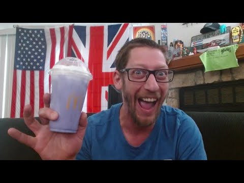 Lactose Intolerant Man Tries the Grimace's Birthday Milkshake from McDonalds