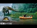 Jurassic World Rebirth T Rex Attack On The River