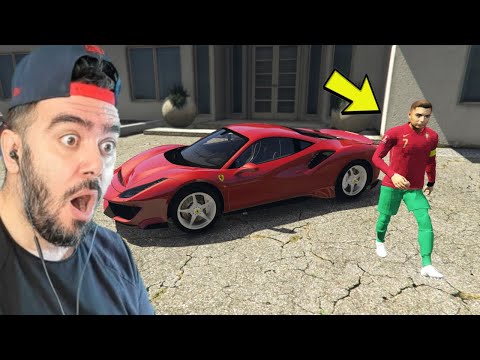 RONALDONUN SÜPER ARABASINI VE ZENGIN EVINI BULDUM - GTA 5 MODS