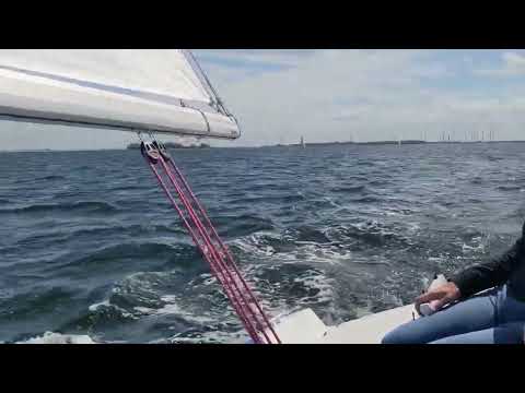 Aira 22 Marlin Azul maiden sail Grevelingen