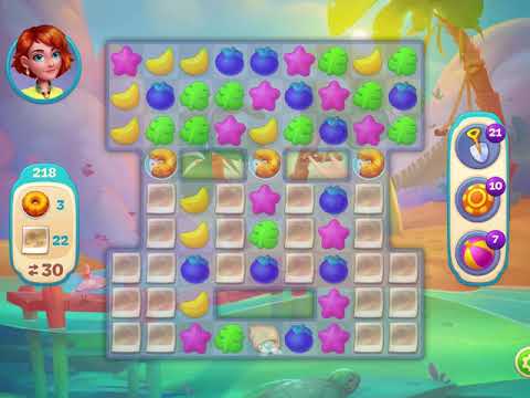 Hawaii Match-3 Mania Level 218 - No Boosters - FULL STORY - CaroGamesNL