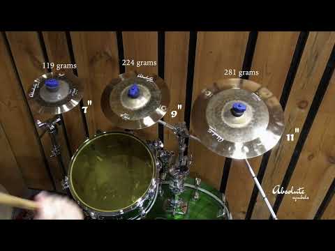 9" Absolute Cymbals Custom Splash - 224 grams (Made in Turkey)