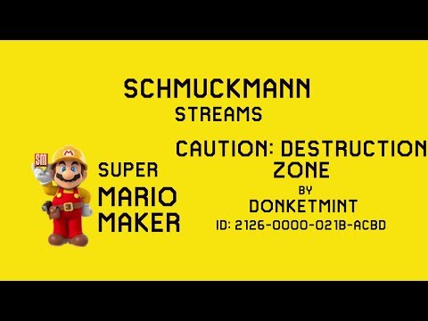 Caution: Destruction Zone by DonkeyMint - Super Mario Maker
