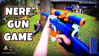 NERF GUN GAME | MODDED MAYHEM 2.0 (First Person Shooter in 4K!)