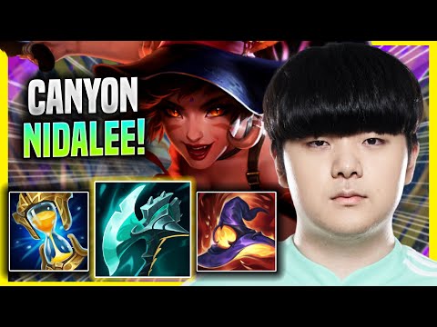 CANYON IS A MONSTER WITH NIDALEE! - DK Canyon Plays Nidalee JUNGLE vs Kindred! | Season 2022