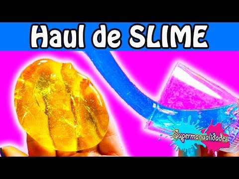 Haul of Slime toys  - Supermanualidades