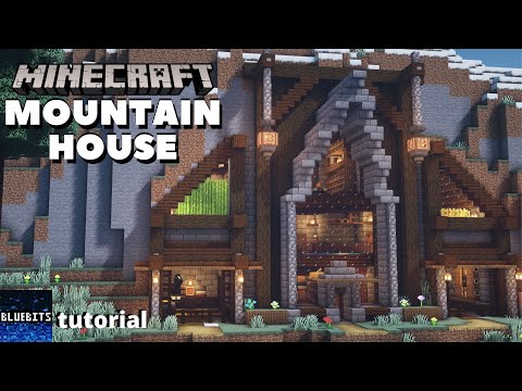 Minecraft Tutorial - How to Build a Mountain House