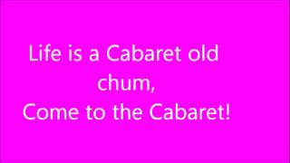 Glee Cabaret with lyrics