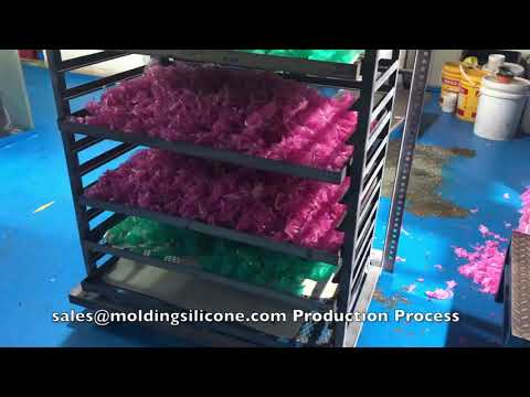 Factory tour silicone watch strap production