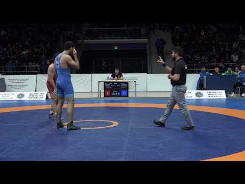 GR 77 kg: 1/2 final - Cavid Kazımov - Rüstəm Əliyev