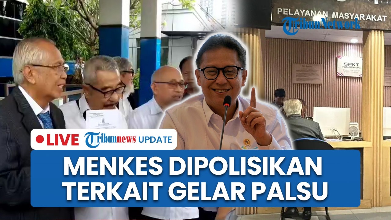 LIVE: Menkes Budi Gunadi Dilaporkan ke Polda Metro oleh 5 Dokter terkait Dugaan Pemalsuan Gelar