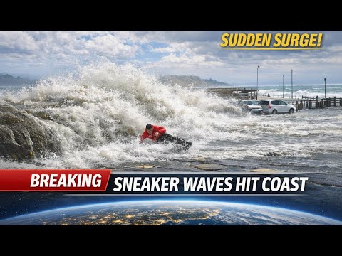 BREAKING Sneaker Waves SLAM U S  West Coast CA–WA  DANGER Explained