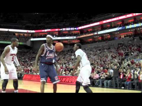 Russ Smith steal and dunk vs Memphis 12/17/11