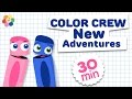 Learning Colors For Kids Color Adventures And Color Songs Color Crew Compilation BabyFirst