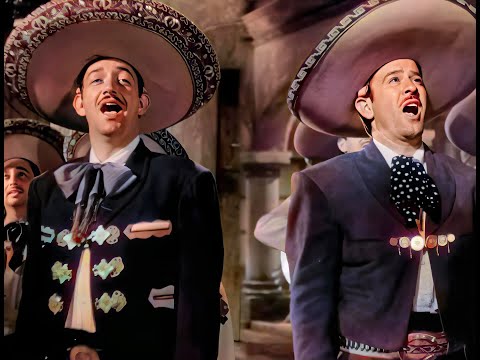 Serenata / Ojos Tapatíos - Jorge Negrete y Pedro Infante - 2 Tipos De Cuidado (1953)  A COLOR,  4K