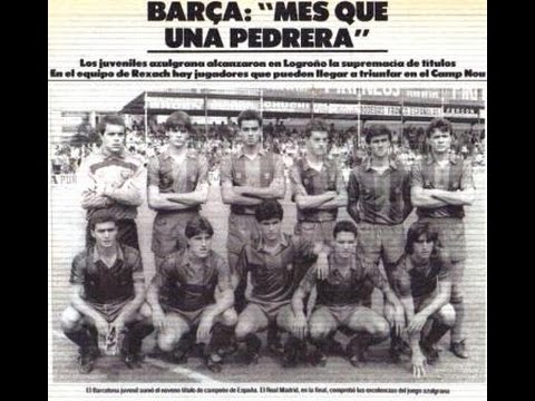 Final Copa del Rey Juvenil 1986 FC Barceloba - Real Madrid