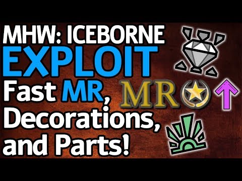 Insane Exploit! Ultra Fast MR, Materials and Guiding Lands Progress! MHW: Iceborne (4K)