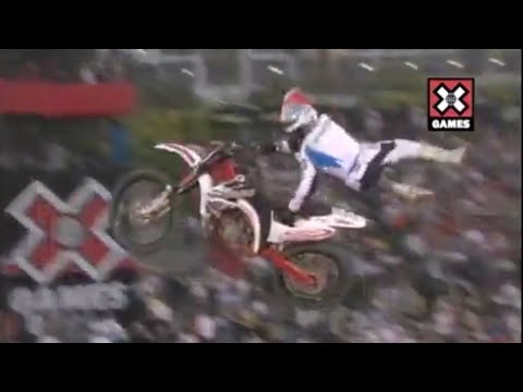 Chuck Carothers 2005 X Games Moto Best Trick Run 1