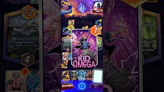 KID OMEGA DESTROY COMBO MARVEL SNAP #marvelsnap #snap #cardgame #gameplay #shorts #fypシ #destroy