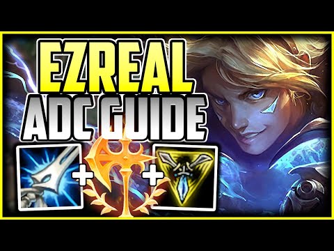HOW TO PLAY EZREAL 1v5 FOR BEGINNERS + OP BUILD/RUNES - Ezreal Guide | League of Legends
