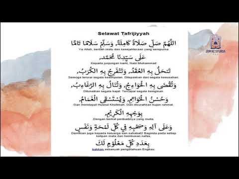 SELAWAT TAFRIJIYAH 100X | VERSI PEREMPUAN | TIKTOK | SELAWAT VIRAL | SELAWAT NARIYAH