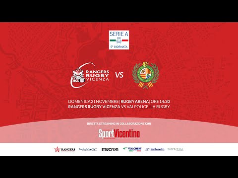 Serie A: Rangers Rugby Vicenza vs Valpolicella Rugby 34-7