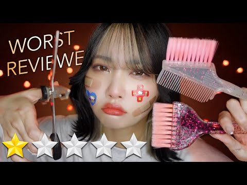 [ENG SUB]ASMR｜Worst Reviewed Hair Salon💇‍♀️💈💔