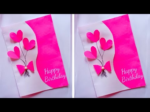 Birthday Card 2022 / Birthday greeting card making idea / How to make birthday card